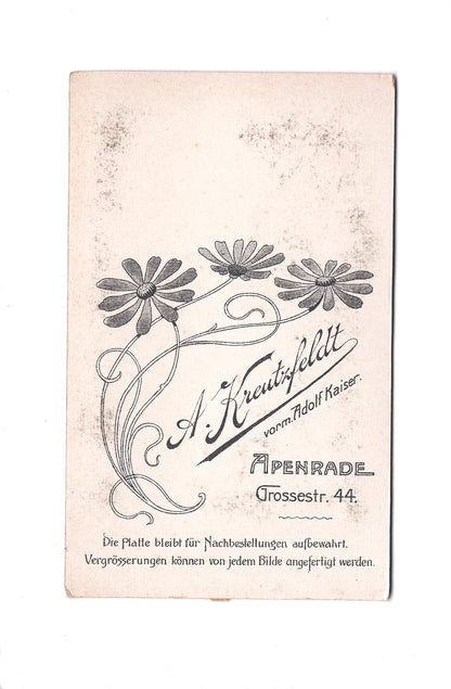 Fotografie Feiner Herr - Apenrade 1890er