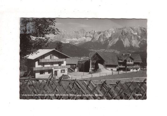 Ansichtskarte Rohrmoos / Alpengasthof Winterer