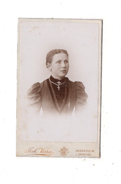 Fotografie Damenportrait - Rosenheim & Grafing 1890er