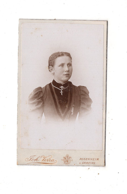 Fotografie Damenportrait - Rosenheim & Grafing 1890er