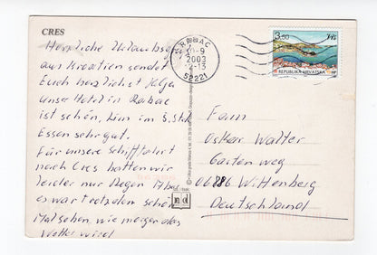 Ansichtskarte Cres / Valun / Lubenice / Kroatien