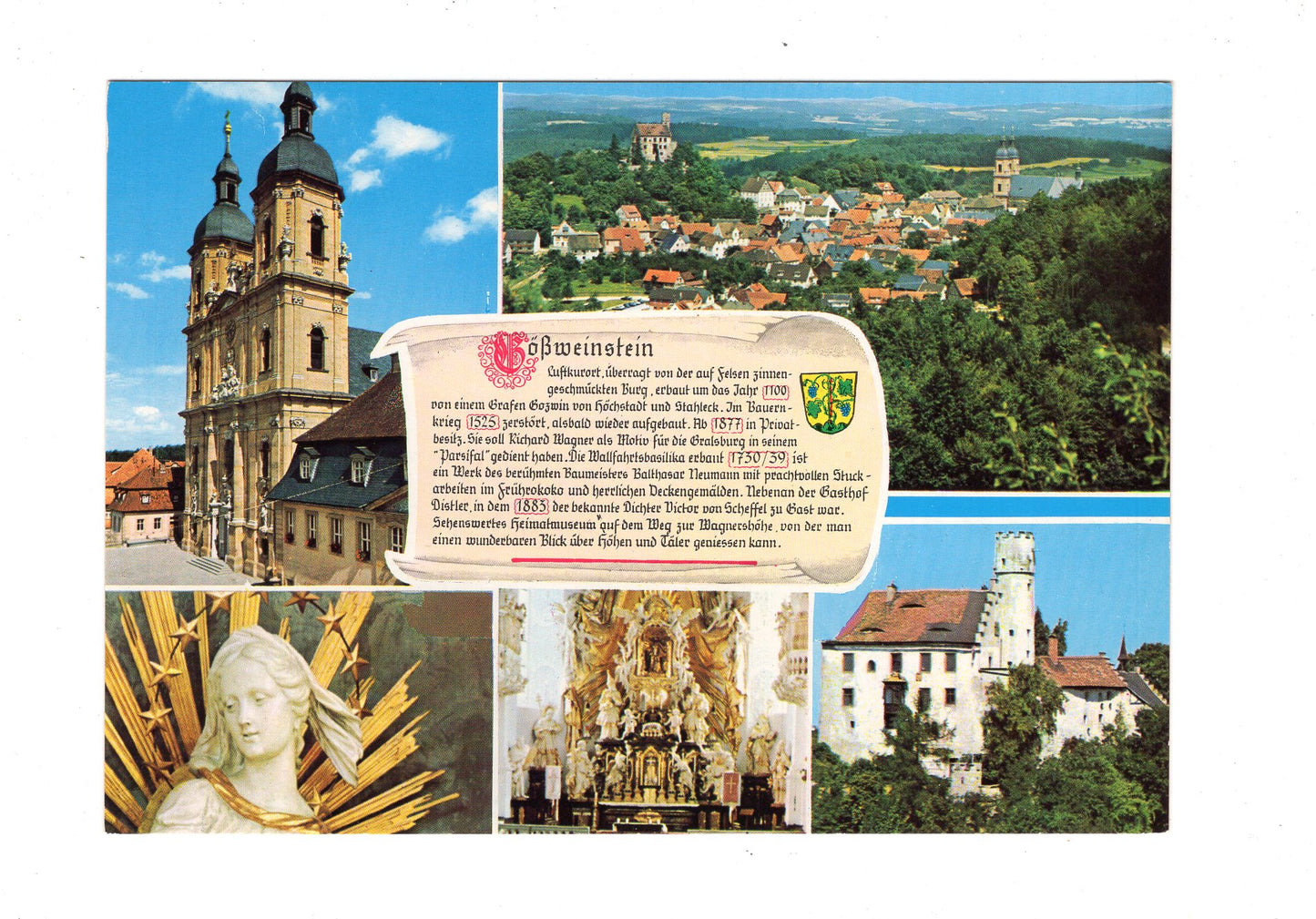 Ansichtskarte Gößweinstein / Fränkische Schweiz / H1-60