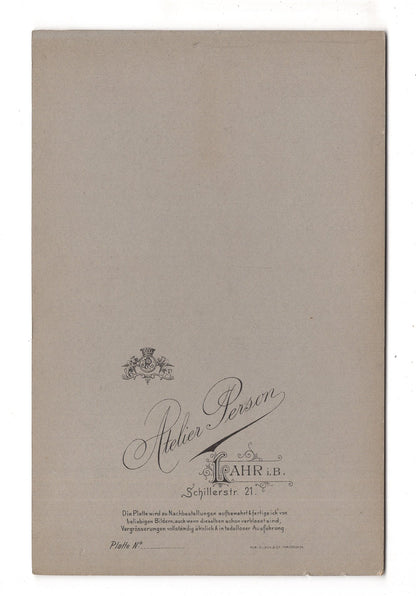 Fotografie Feine Dame mit kleinen Kindern - Lahr in Baden 1900er