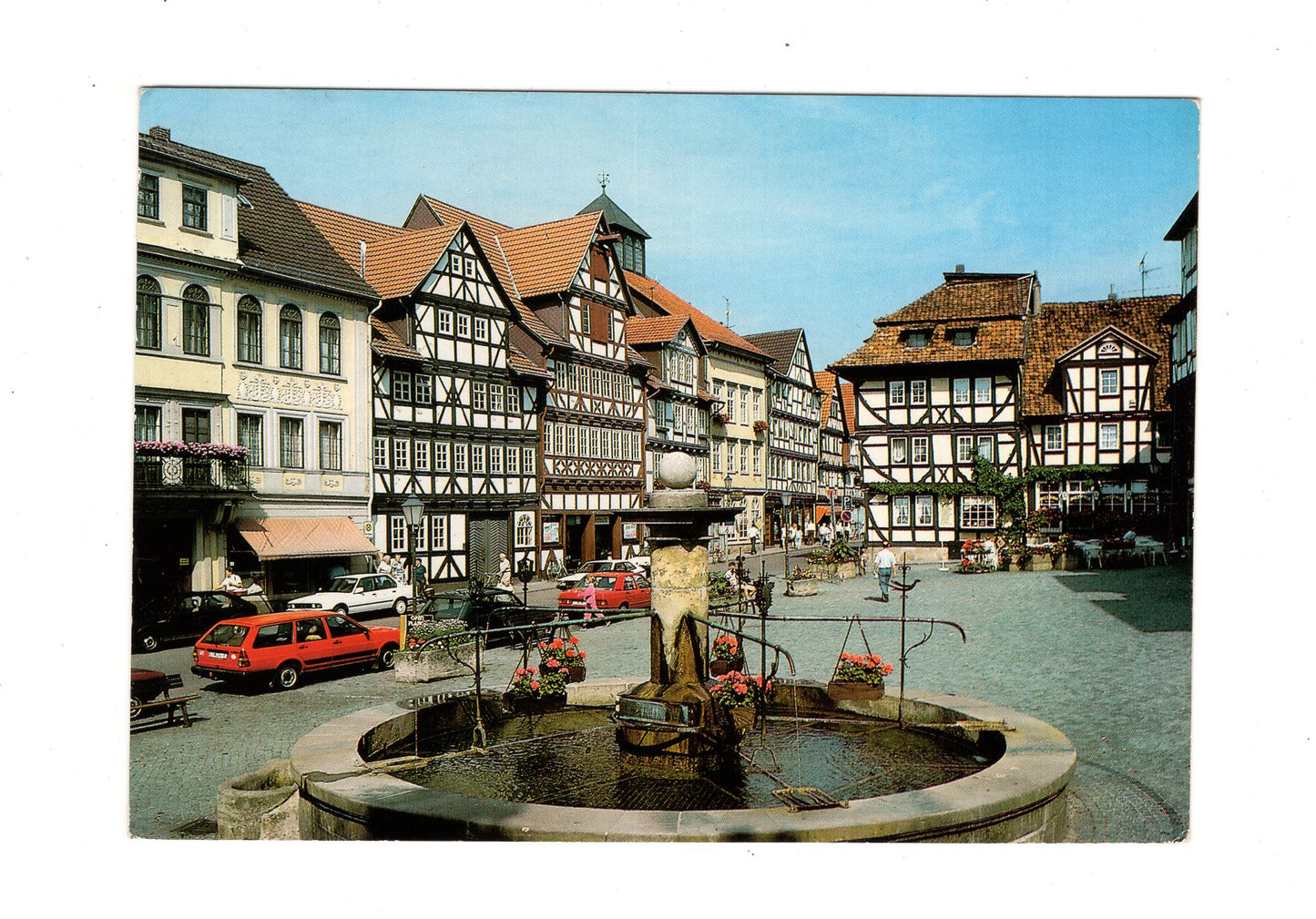 Ansichtskarte Bad Sooden-Allendorf / Marktplatz