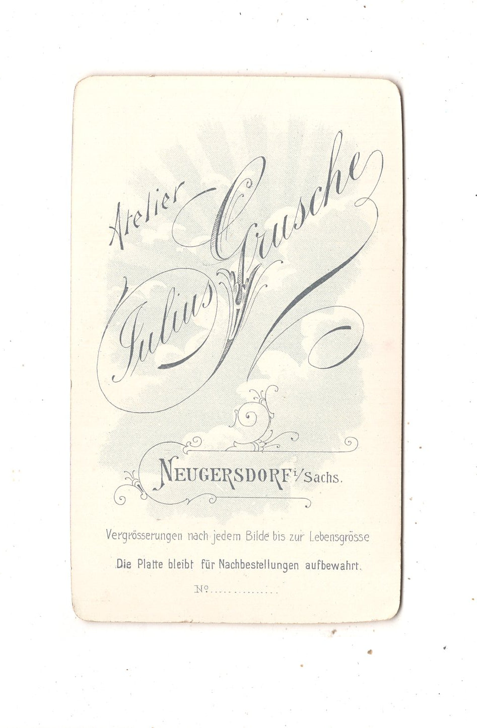 Fotografie Feine Dame - Neugersdorf um 1900