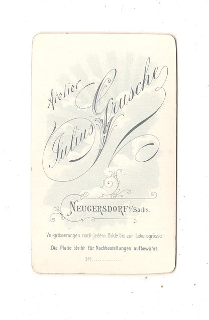 Fotografie Feine Dame - Neugersdorf um 1900