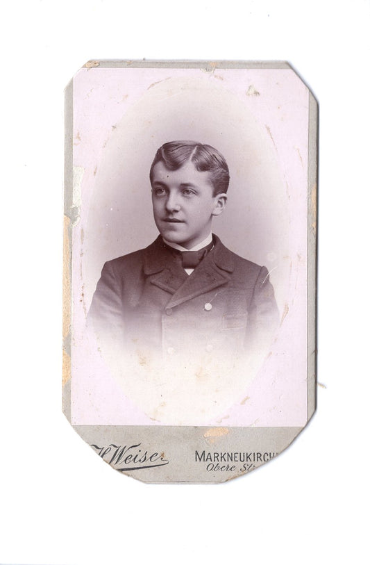Fotografie Herrenportrait - Markneukirchen um 1900