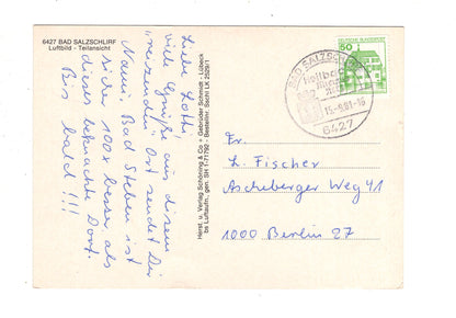 Ansichtskarte Bad Salzschlirf / Luftbild +++ / J1-55