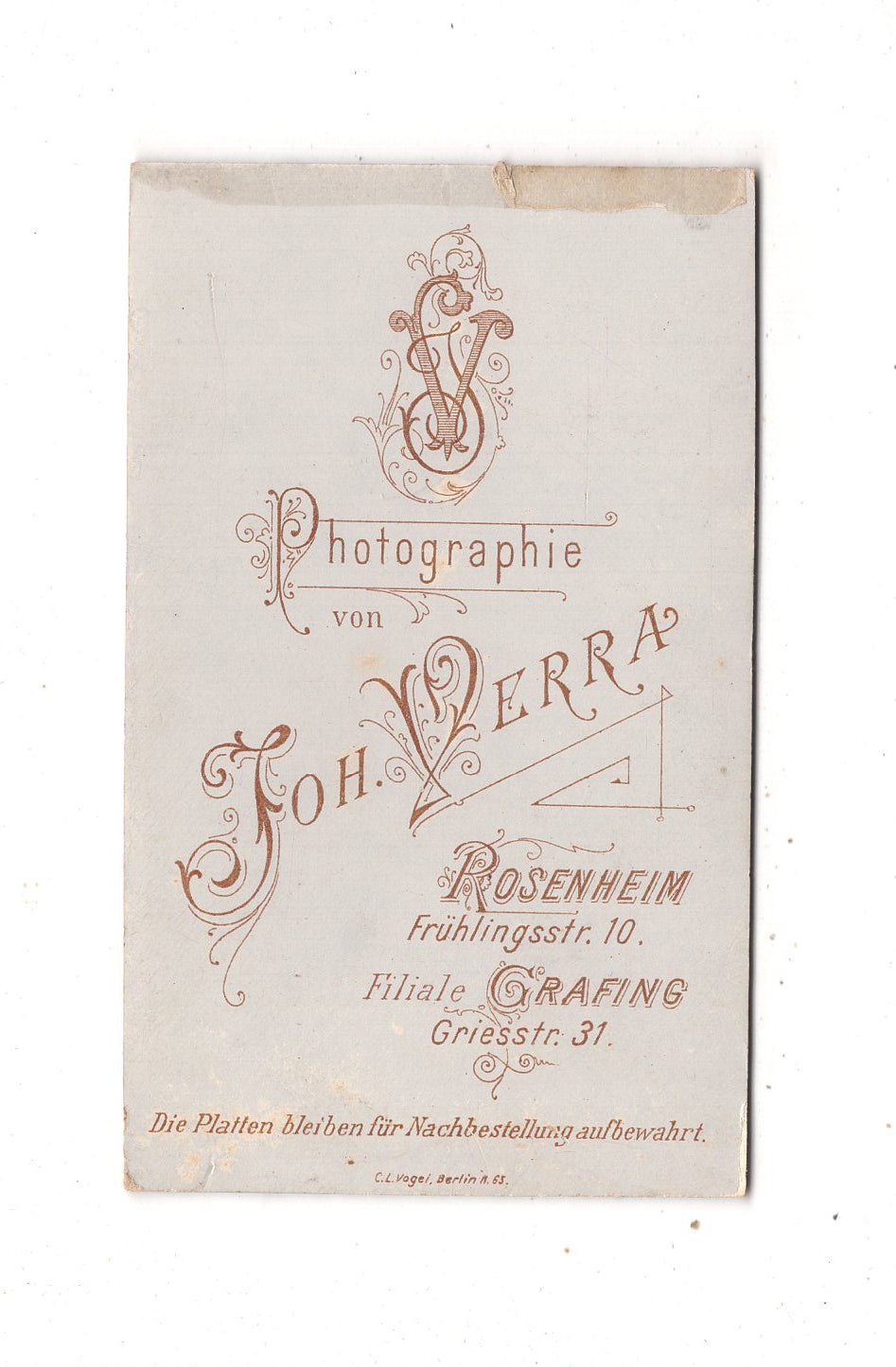 Fotografie Damenportrait - Rosenheim & Grafing 1890er