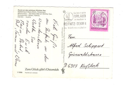 Ansichtskarte Wörthersee / Kärnten / Österreich