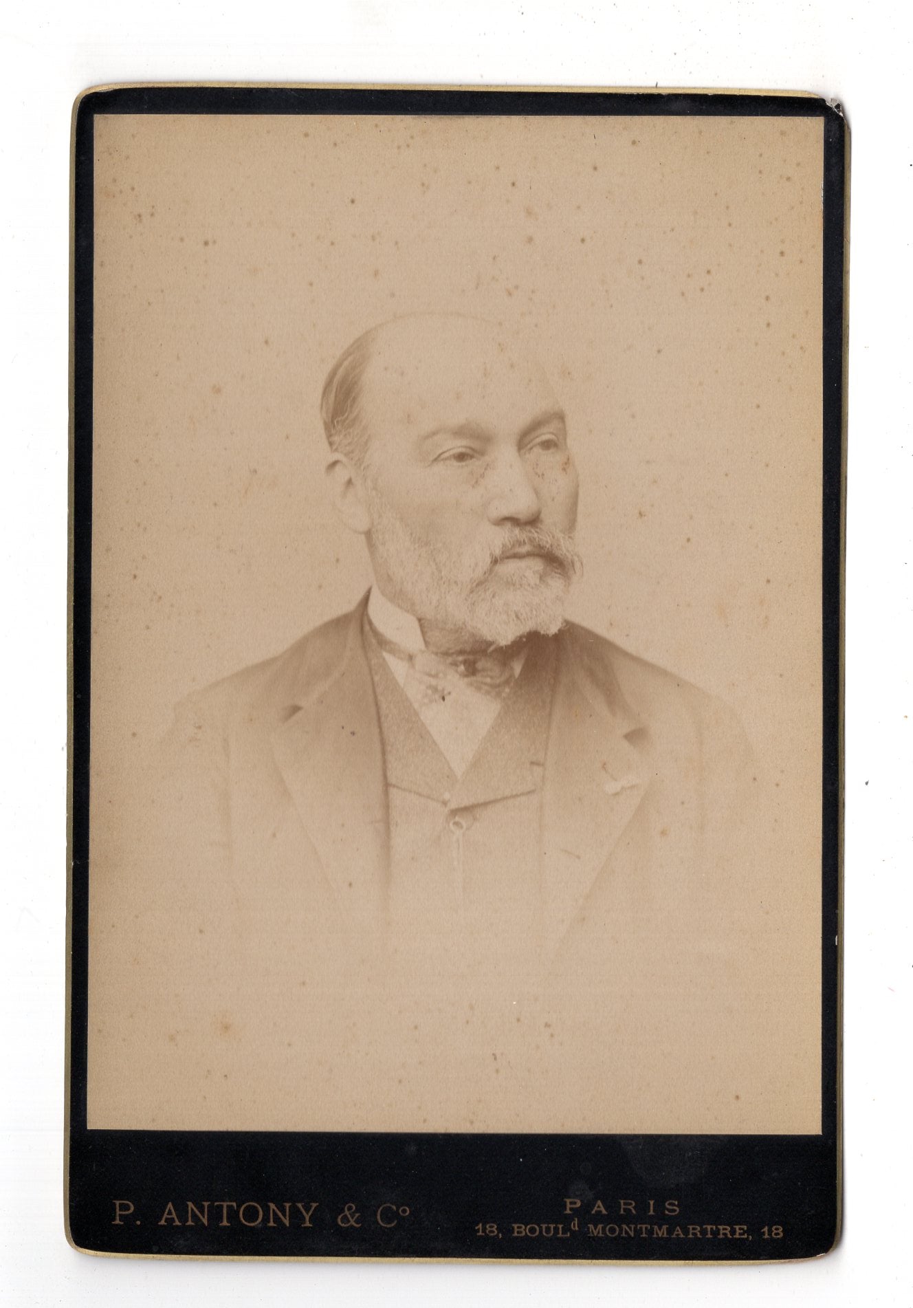 Fotografie Feiner Herr - Paris 1880er / CAB W-33