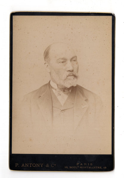 Fotografie Feiner Herr - Paris 1880er / CAB W-33