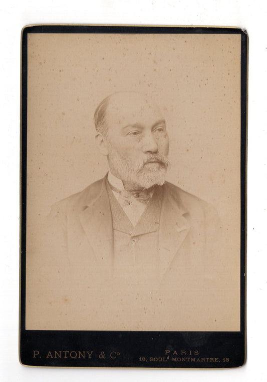 Fotografie Feiner Herr - Paris 1880er / CAB W-33