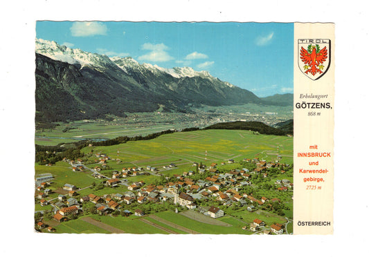 Ansichtskarte Götzens mit Innsbruck / Tirol / Österreich