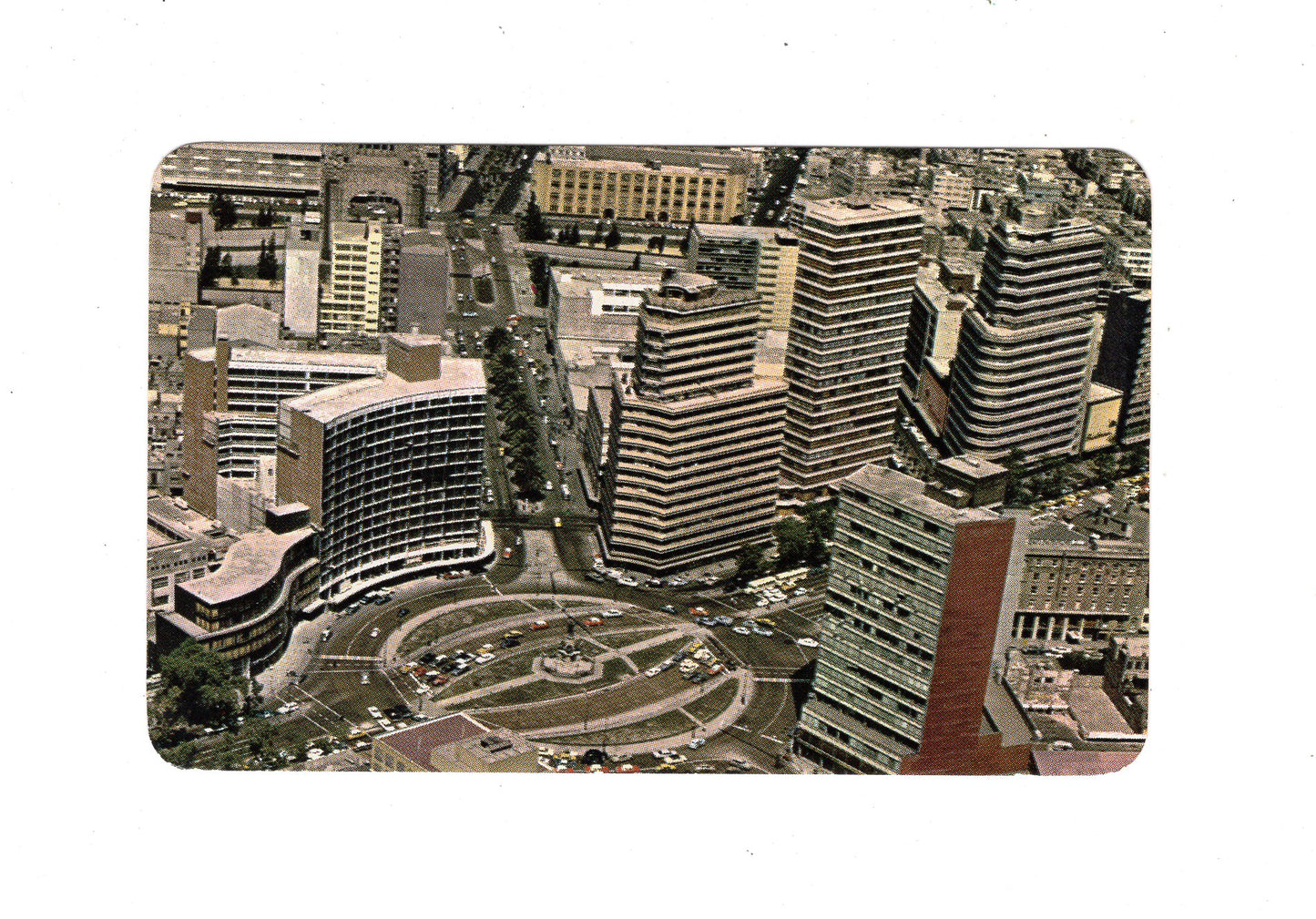 Ansichtskarte Mexico City / Glorieta Colon / Mexiko