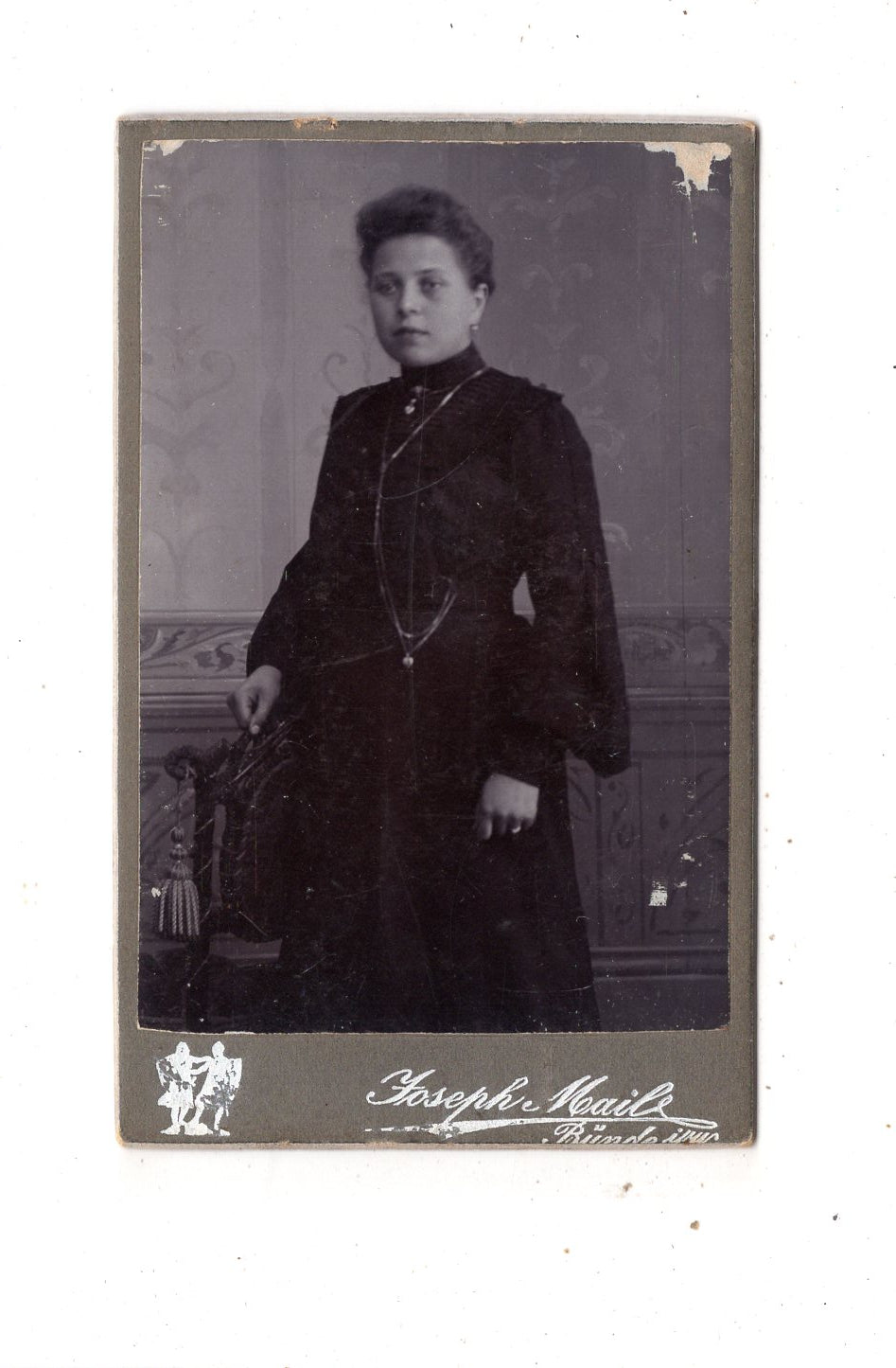 Fotografie Feine Dame - Bünde in Westfalen 1900er