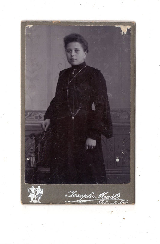 Fotografie Feine Dame - Bünde in Westfalen 1900er