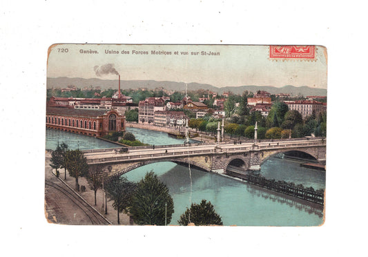 Ansichtskarte Geneve Genf Usine des Forces Motrices / Schweiz