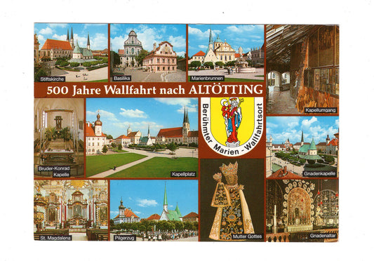 Ansichtskarte 500 Jahre Wallfahrt nach Altötting / H1-60