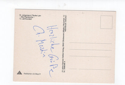 Ansichtskarte St. Johannes der Täufer Lahr / Alte Pfarrkirche