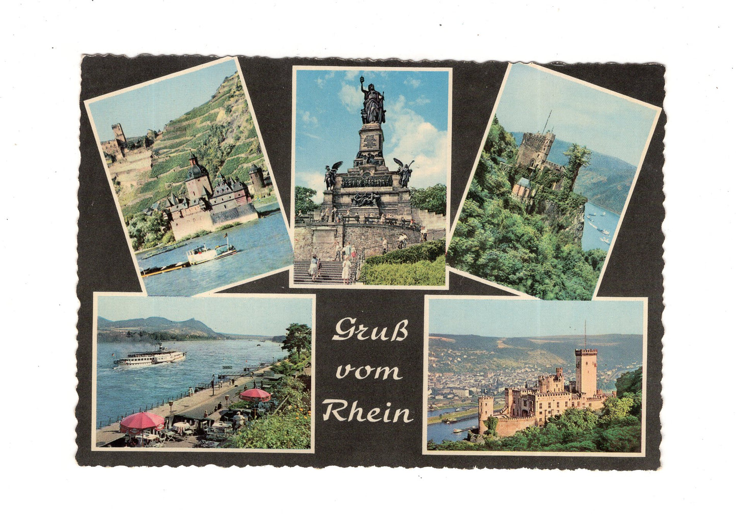 Ansichtskarte Gruß vom Rhein