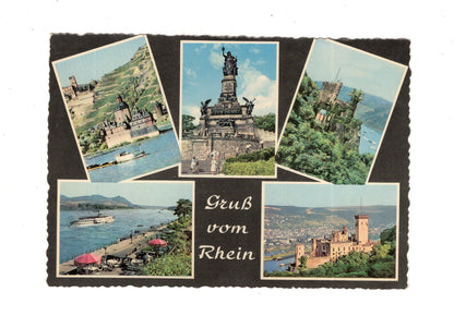 Ansichtskarte Gruß vom Rhein