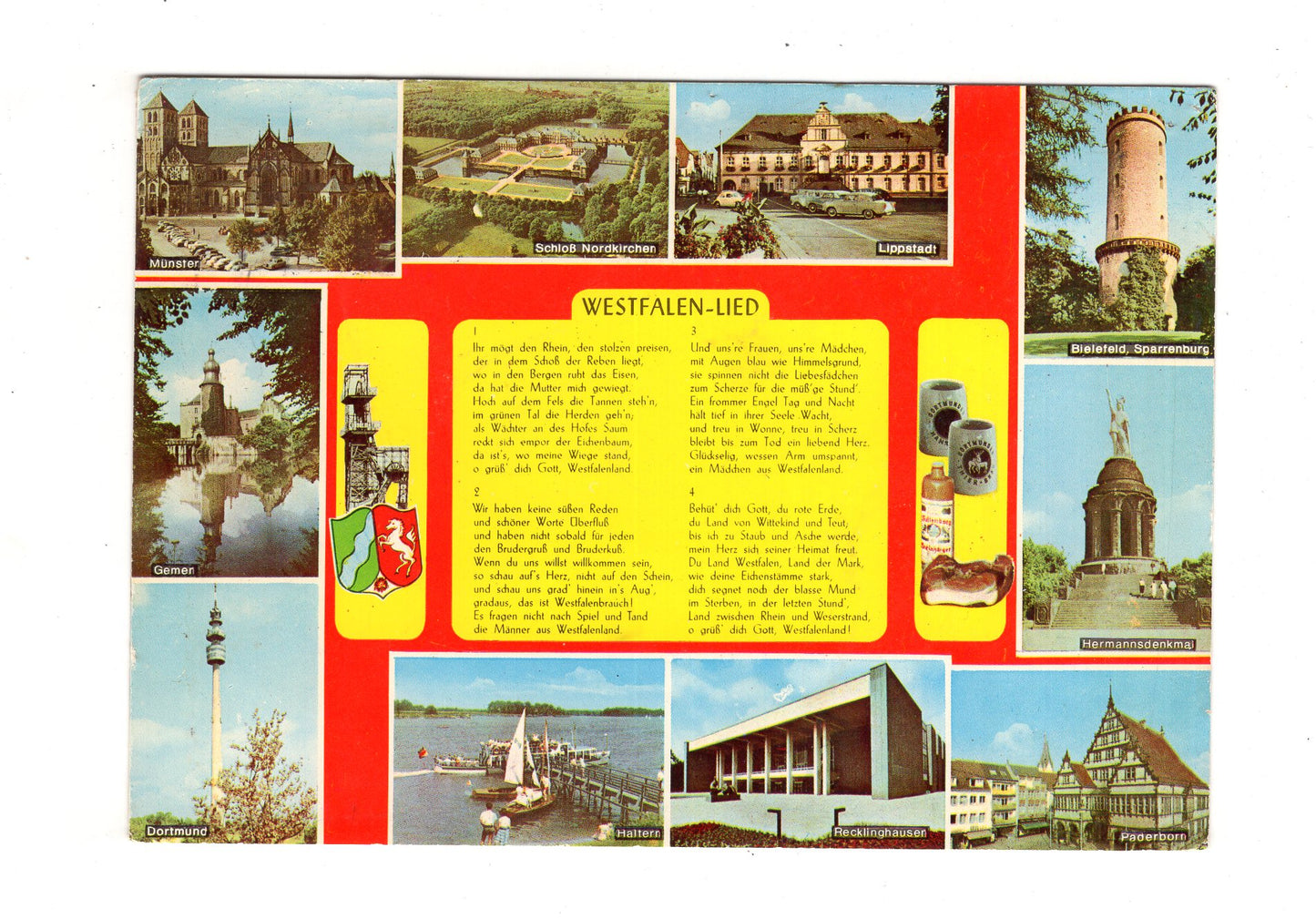Ansichtskarte Westfalen-Lied / Haltern / Recklinghausen +++