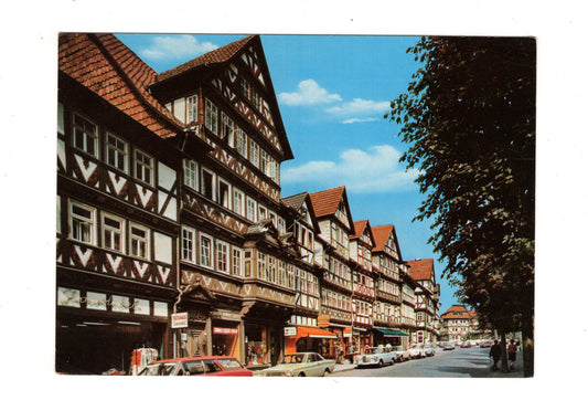 Ansichtskarte Bad Sooden-Allendorf / Fachwerkhäuser in der Kirchstraße