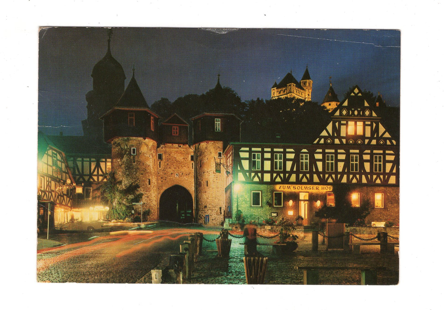 Ansichtskarte Braunfels an der Lahn / Marktplatz / Schlosseingang / I1-59