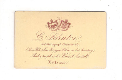 Fotografie Damenportrait - Hettstedt 1880er