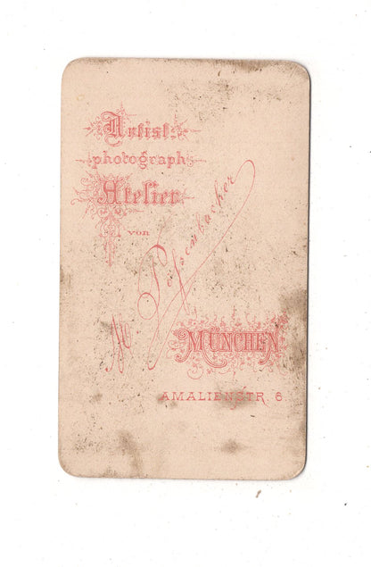 Fotografie Feine Dame - München 1860er / CDV L1-30