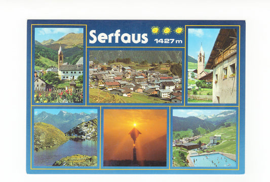 Ansichtskarte Serfaus / Oberinntal / Tirol / Österreich