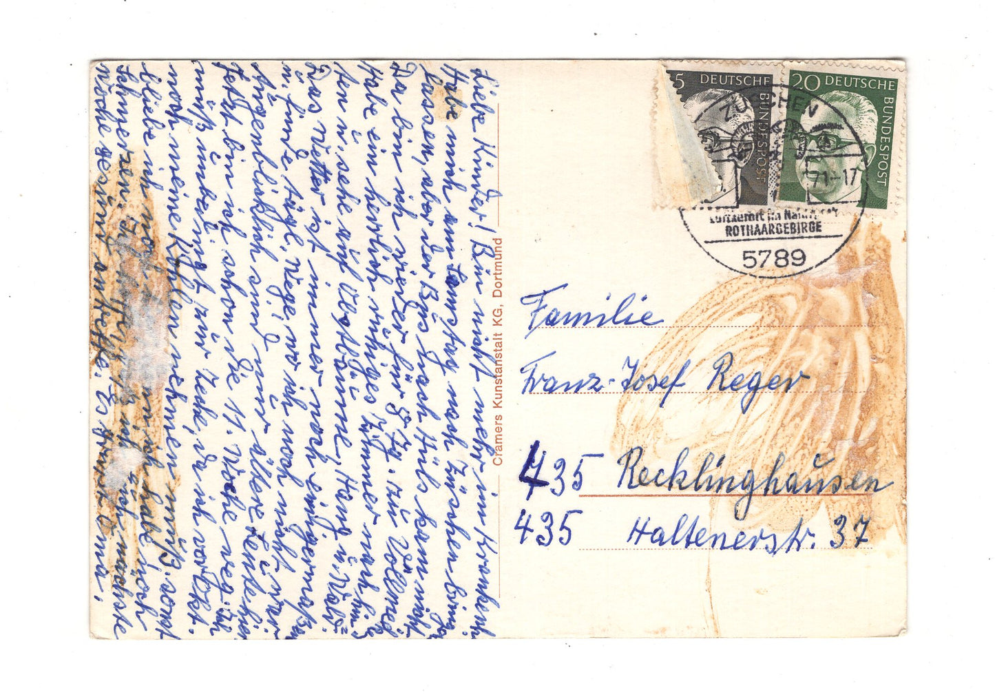 Ansichtskarte Westfalen-Lied / Haltern / Recklinghausen +++