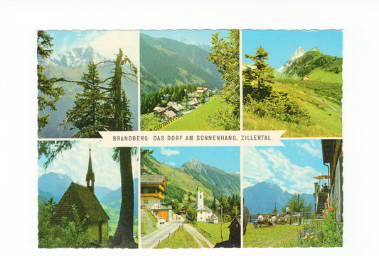 Ansichtskarte Brandberg / Zillertal / Tirol / Österreich