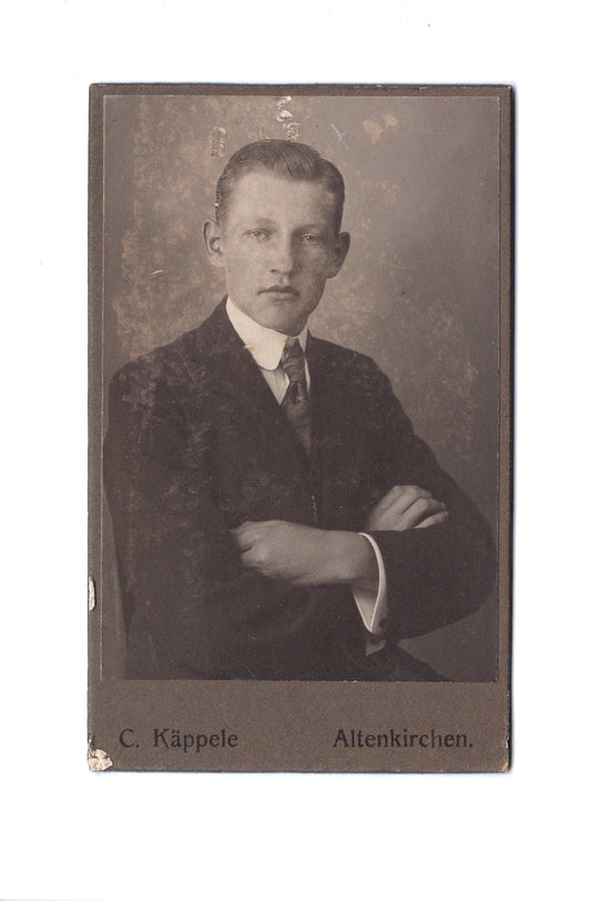 Fotografie Herrenportrait - Altenkirchen 1910er
