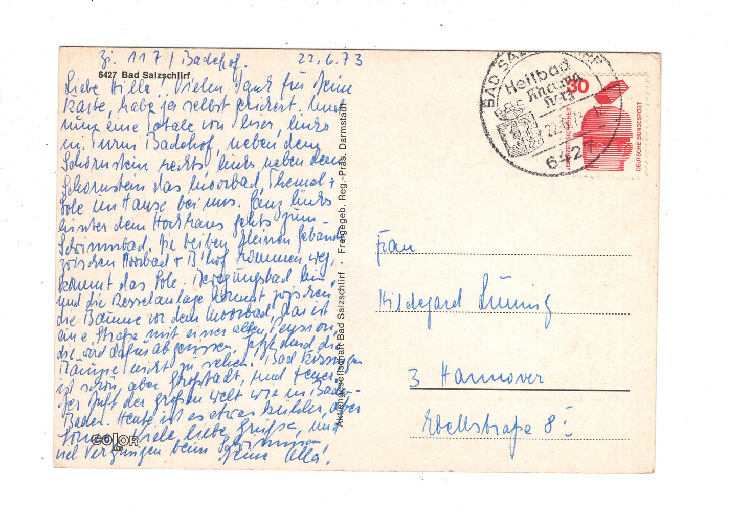 Ansichtskarte Bad Salzschlirf / J1-55