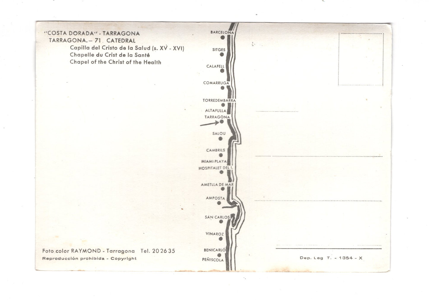 Ansichtskarte Tarragona / Catedral / Costa Dorada / Spanien