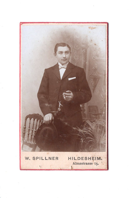 Fotografie Feiner Herr - Hildesheim um 1890