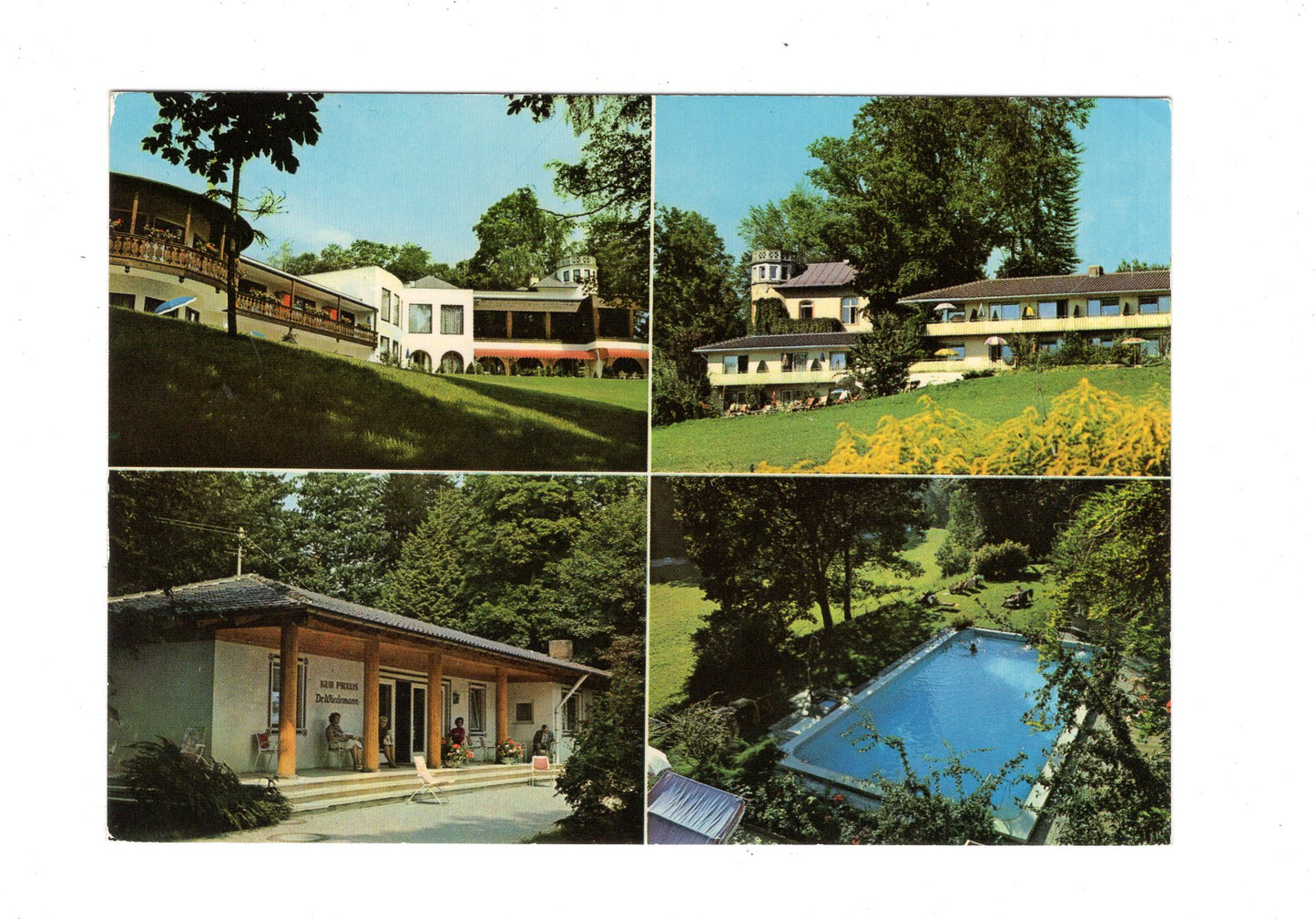 Ansichtskarte Sanatorium Wiedemann / Ambach am Starnberger See / H1-60