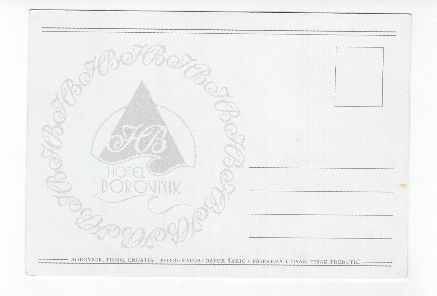 Ansichtskarte Hotel Borovnik / Tisno / Kroatien