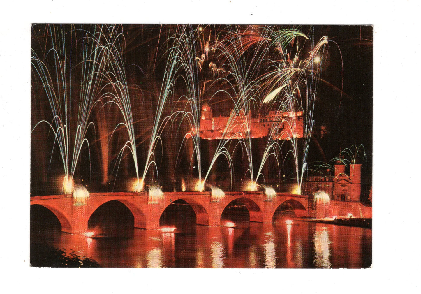 Ansichtskarte Heidelberg / Schlossbeleuchtung / M1-52