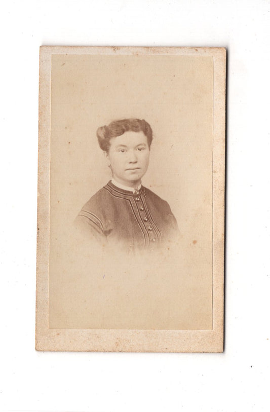 Fotografie Damenportrait - Rheinfelden 1860er / CDV C1-09