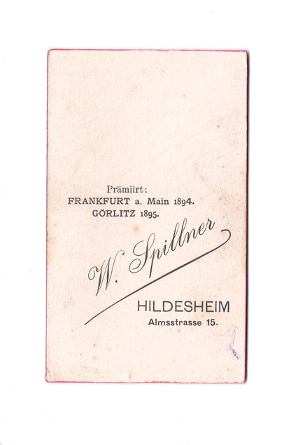 Fotografie Feiner Herr - Hildesheim um 1890