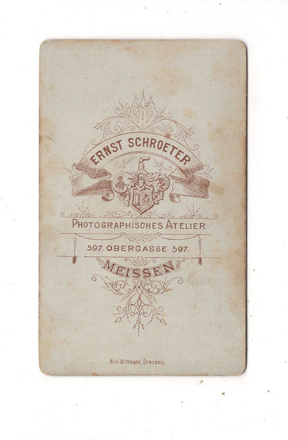 Fotografie Feine Dame - Meißen 1870er