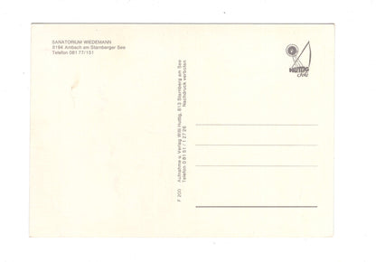 Ansichtskarte Sanatorium Wiedemann / Ambach am Starnberger See / H1-60
