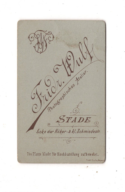 Fotografie Damenportrait - Stade 1880er