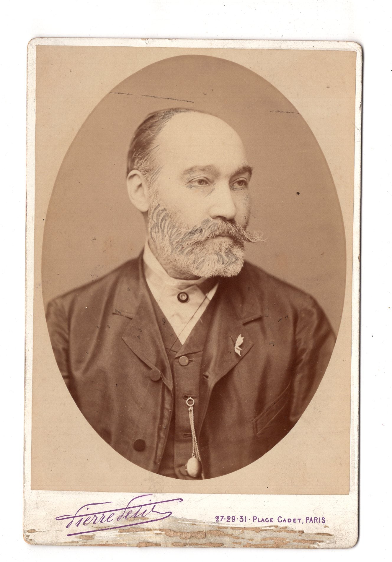 Fotografie Feiner Herr - Paris 1889 / CAB W-33