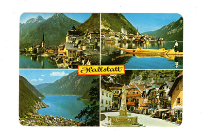 Ansichtskarte Hallstatt am Hallstätter See / Salzkammergut / Österreich