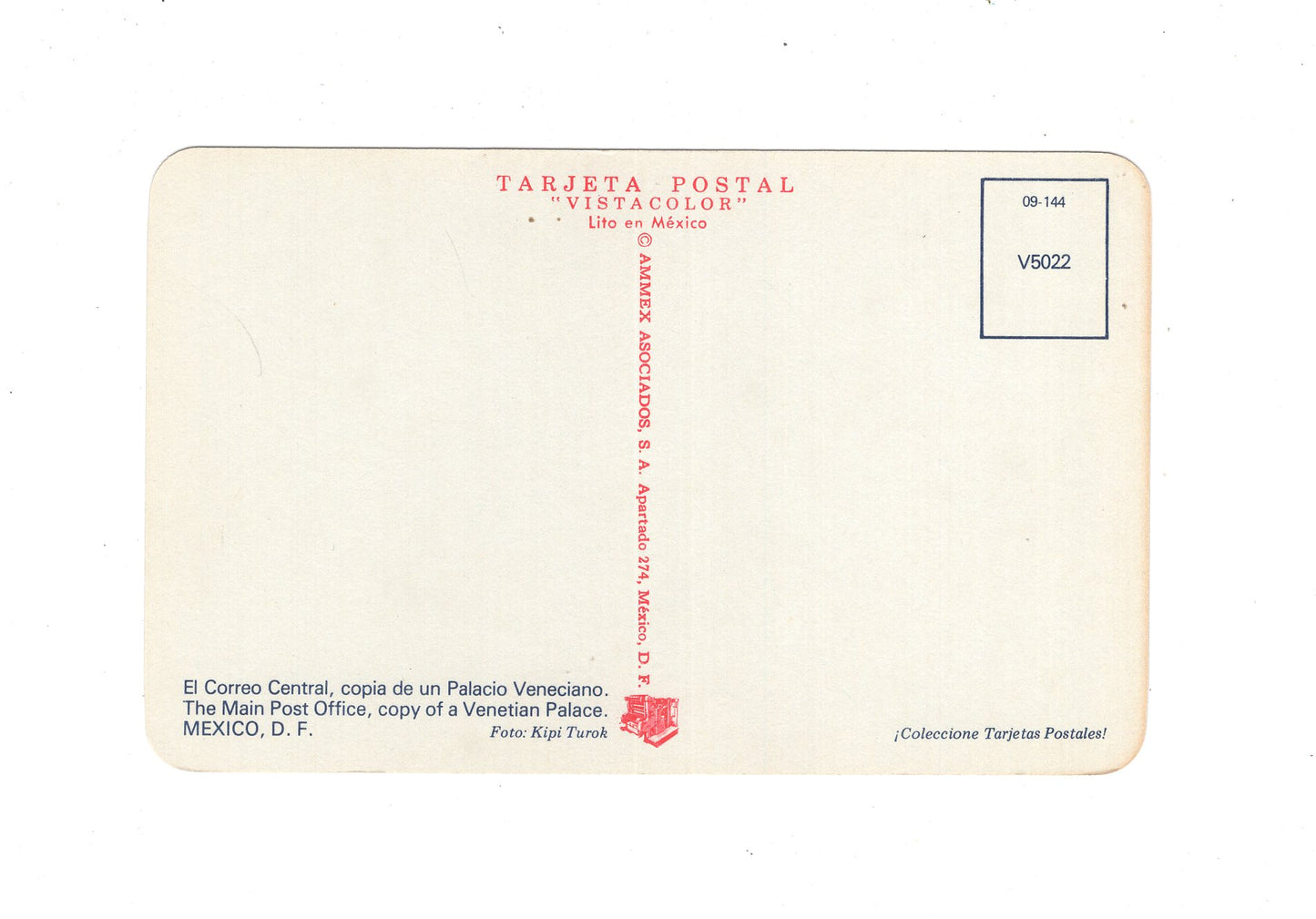 Ansichtskarte Mexico City / El Correo Central / Mexiko