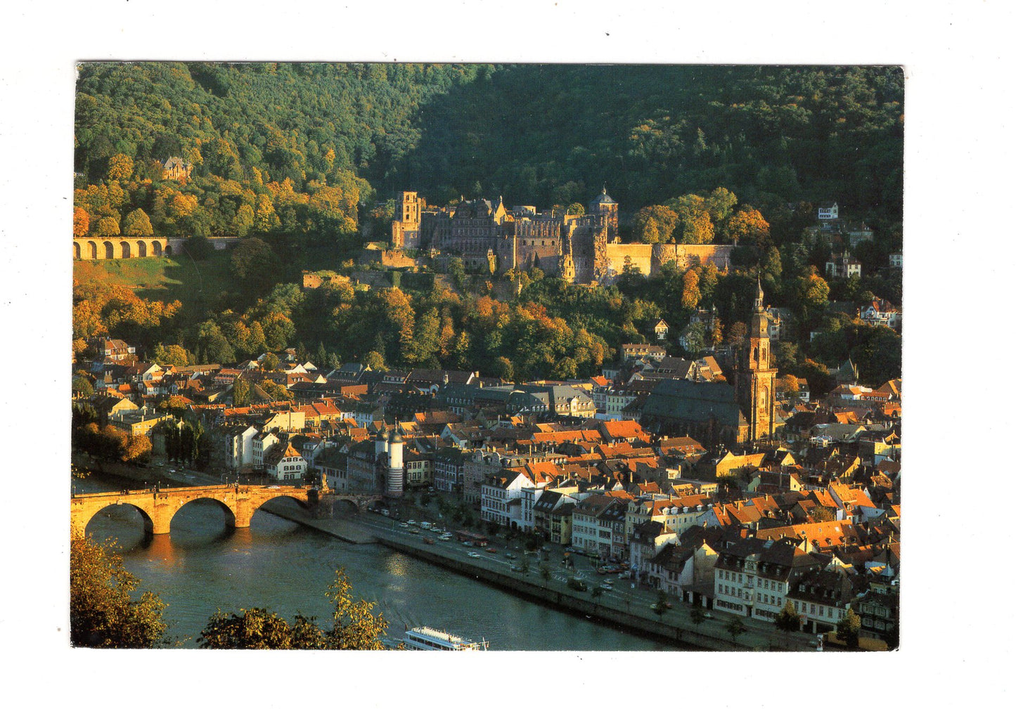 Ansichtskarte Heidelberg / Altstadt vom Philosophenweg / M1-52